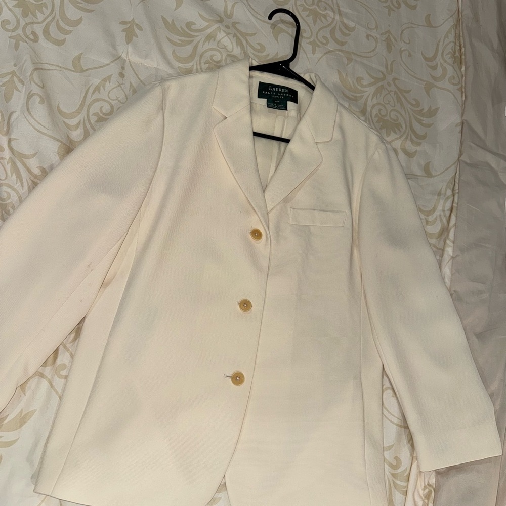 Lauren Ralph Lauren Ivory Blazer - Picture 3 of 8